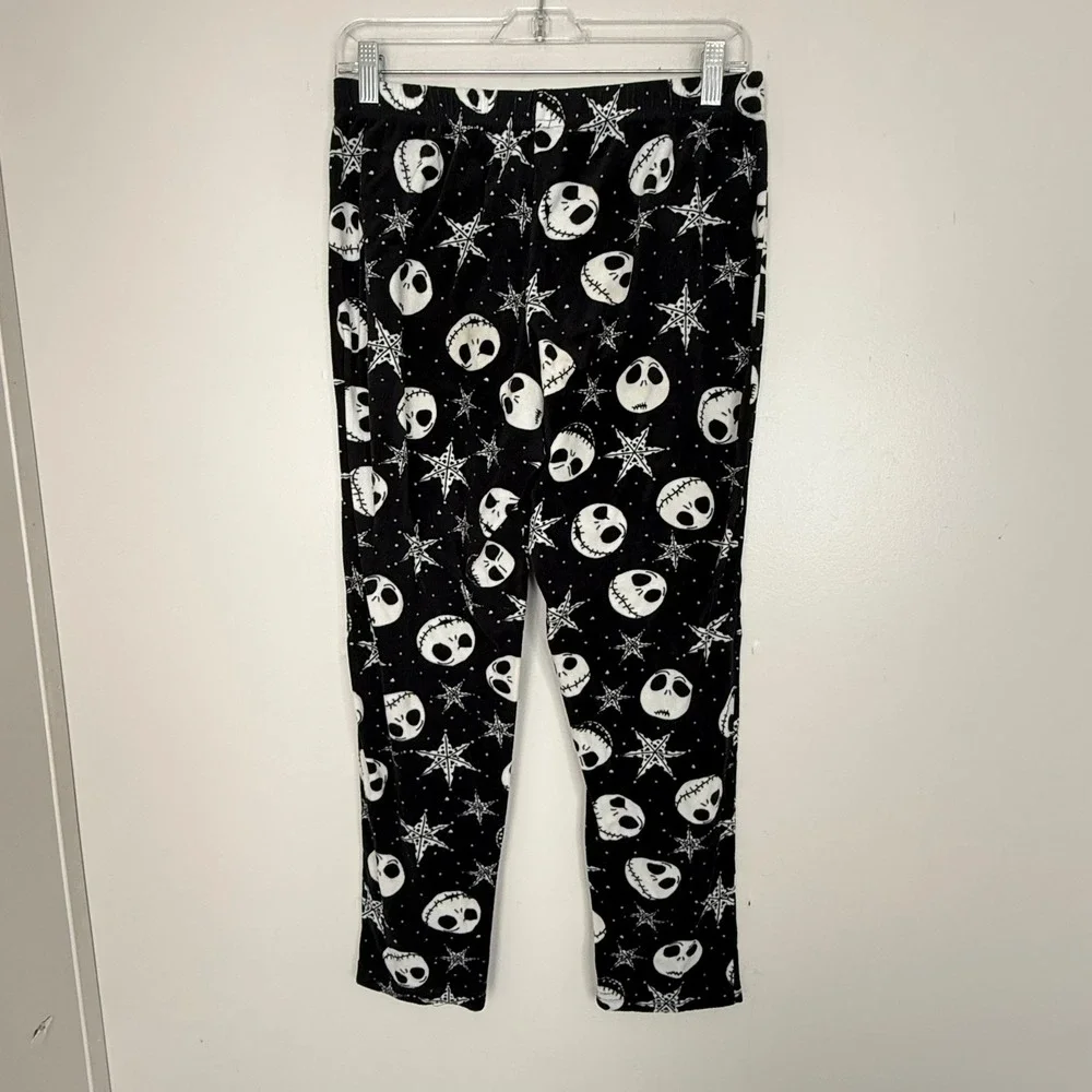 Disney Pajama Pants Womens S Nightmare Before Christmas Jack Skellington Fleece - Picture 4 of 5